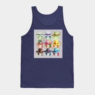 Nine hats. Tank Top